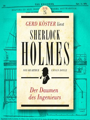 cover image of Der Daumen des Ingenieurs--Gerd Köster liest Sherlock Holmes, Band 24